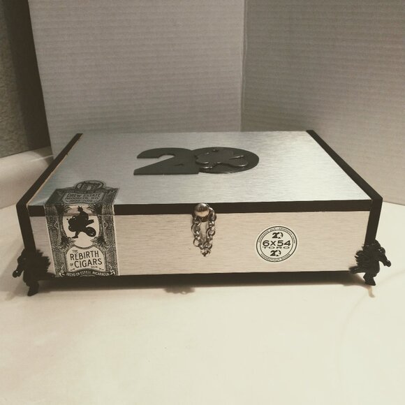 Suenos de Saundra Upcycled, RARE Drew Estate, Cigar Box Jewelry / Storage Box - Picture 3 of 11